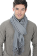 Cashmere & Seta accessori scialli platine grigio medio 201 cm x 71 cm